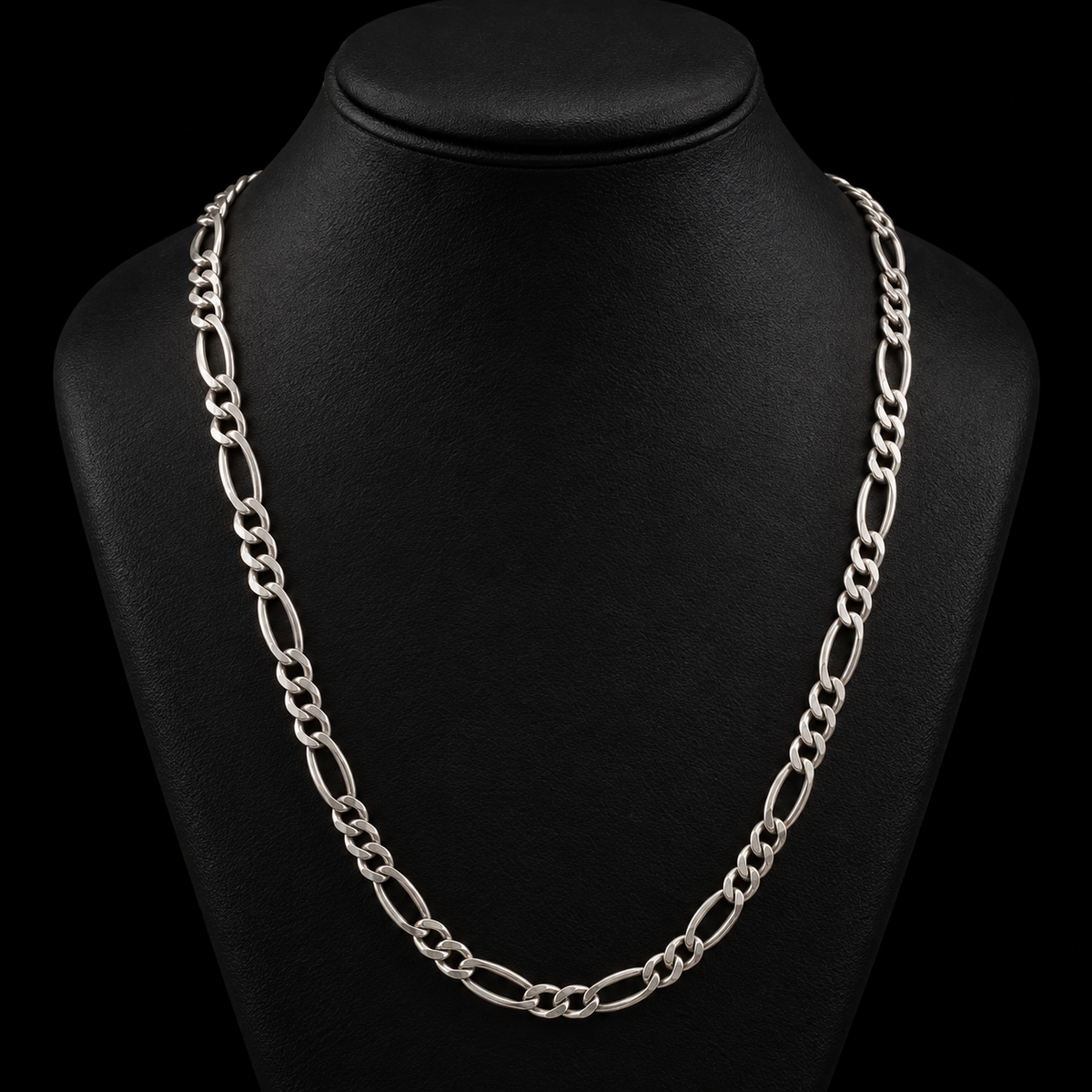 Cadena Figaro en Plata