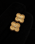 Aretes de Flor en oro
