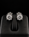 Topos en oro blanco y diamante