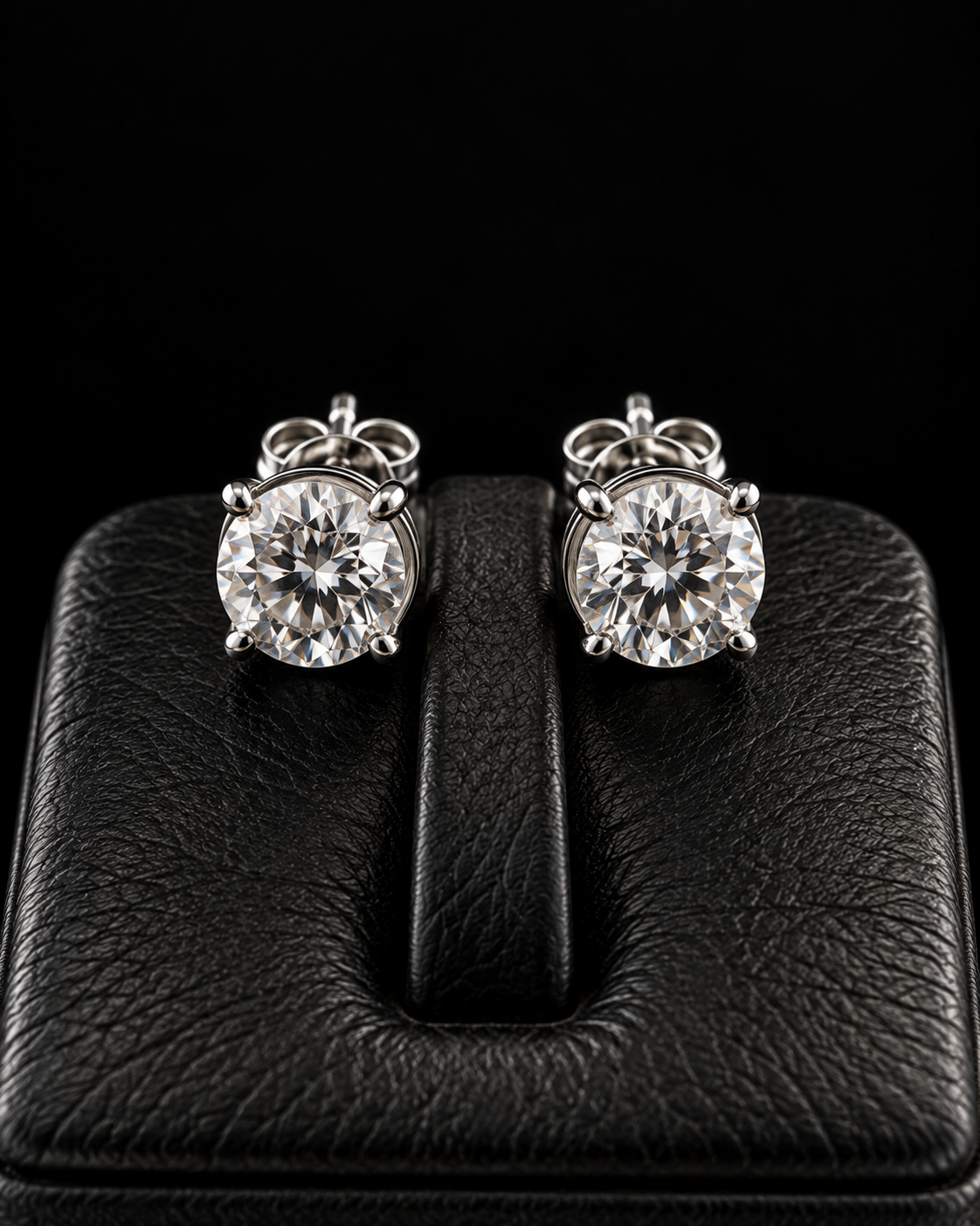 Topos en oro blanco y diamante